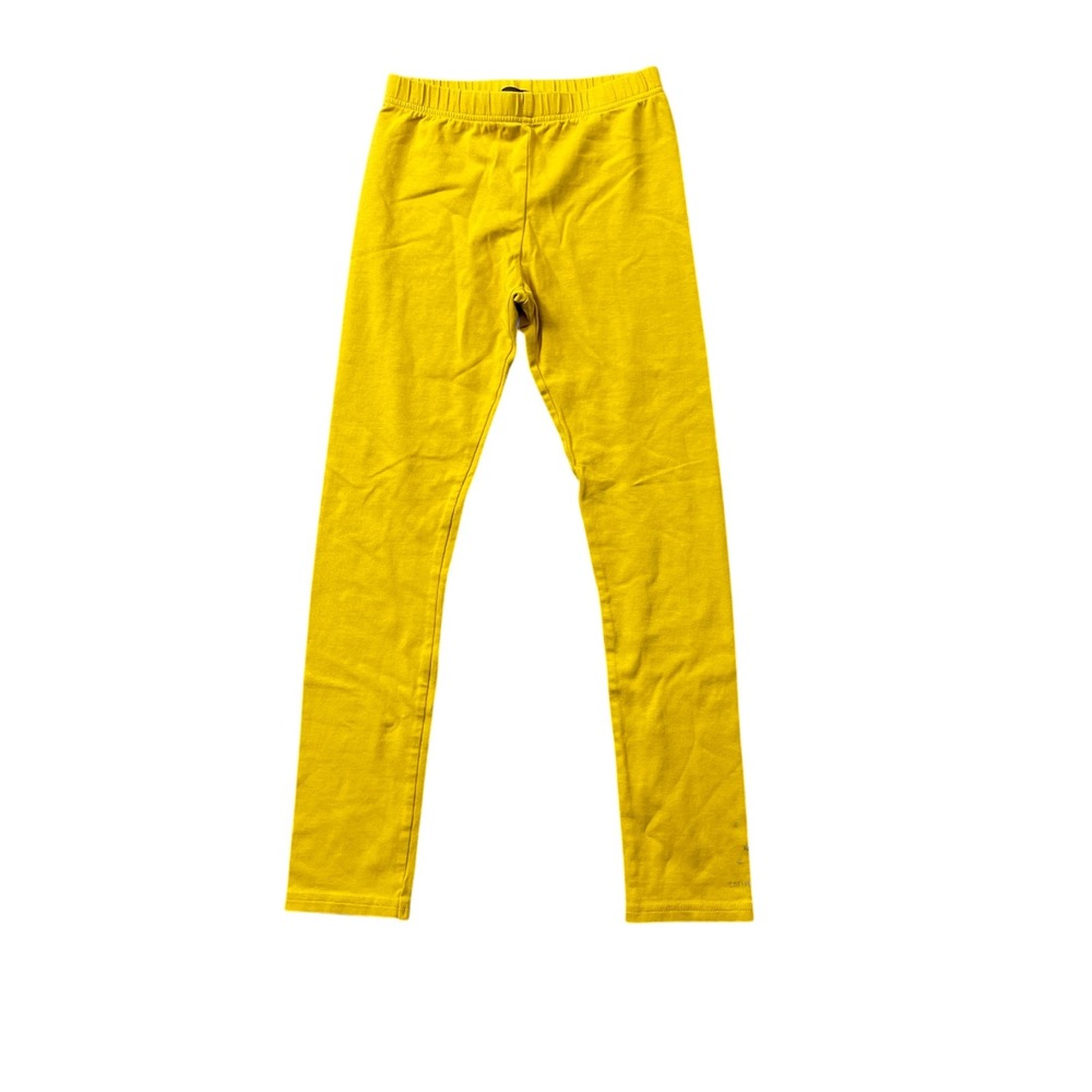 Catimini 6 Girls Yellow Leggings Cotton Blend France